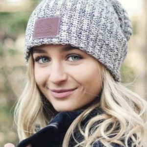 Love Your Melon Blue Speckled Beanie